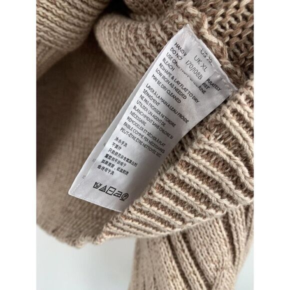 Free People Women’s Size XL When It Rains V Neck Toast Combo - Picture 6 of 7